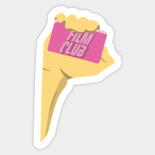 Film Club - Fight Club Parody Sticker